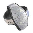 Light Blue and Tan Unfocused Orbs of Light - Decal Skin Wrap Kit for the Disney Magic Band