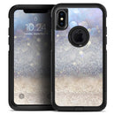 Light Blue and Tan Unfocused Orbs of Light - Skin Kit for the iPhone OtterBox Cases