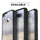Light Blue and Tan Unfocused Orbs of Light - Skin Kit for the iPhone OtterBox Cases