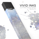 Light Blue and Tan Unfocused Orbs of Light - Premium Decal Protective Skin-Wrap Sticker compatible with the Juul Labs vaping device