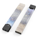 Light Blue and Tan Unfocused Orbs of Light - Premium Decal Protective Skin-Wrap Sticker compatible with the Juul Labs vaping device