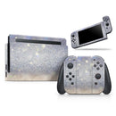 Light Blue and Tan Unfocused Orbs of Light // Skin Decal Wrap Kit for Nintendo Switch Console & Dock, Joy-Cons, Pro Controller, Lite, 3DS XL, 2DS XL, DSi, or Wii - Vinyl Skin Wrap for Nintendo Switch 2, OLED, Lite, Pro Controller, Wii & Classic Handhelds