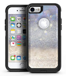 Light Blue and Tan Unfocused Orbs of Light - iPhone 7 or 8 OtterBox Case & Skin Kits