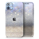 Light Blue and Tan Unfocused Orbs of Light  - Protective Skin Wrap & Decal – Compatible with iPhone SE to iPhone 17 Pro Max (All Models)