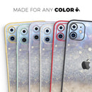 Light Blue and Tan Unfocused Orbs of Light  - Protective Skin Wrap & Decal – Compatible with iPhone SE to iPhone 17 Pro Max (All Models)