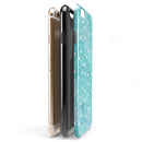 Light Blue and White Watercolor Polka Dots iPhone 6/6s or 6/6s Plus 2-Piece Hybrid INK-Fuzed Case