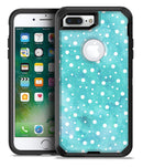 Light Blue and White Watercolor Polka Dots - iPhone 7 Plus/8 Plus OtterBox Case & Skin Kits
