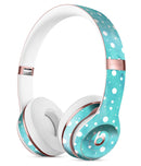 Light Blue and White Watercolor Polka Dots Full-Body Skin Kit for the Beats by Dre Solo 3 Wireless Headphones