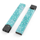 Light Blue and White Watercolor Polka Dots - Premium Decal Protective Skin-Wrap Sticker compatible with the Juul Labs vaping device