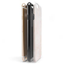 Light Coral Textured Marble iPhone 6/6s or 6/6s Plus 2-Piece Hybrid INK-Fuzed Case