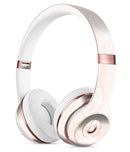 Light Coral Textured Marble Full-Body Skin Kit for the Beats by Dre Solo 3 Wireless Headphones