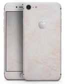 Light Coral Textured Marble - Skin-kit for the iPhone 8 or 8 Plus