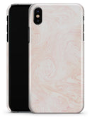 Light Coral Textured Marble - iPhone X Clipit Case