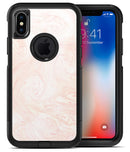 Light Coral Textured Marble - iPhone X OtterBox Case & Skin Kits