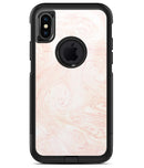 Light Coral Textured Marble - iPhone X OtterBox Case & Skin Kits