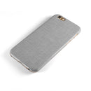 Light Gray Scratched Fabric Pattern iPhone 6/6s or 6/6s Plus 2-Piece Hybrid INK-Fuzed Case