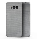 Light Gray Scratched Fabric Pattern - Samsung Galaxy S8 Full-Body Skin Kit