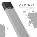 Light Gray Scratched Fabric Pattern - Premium Decal Protective Skin-Wrap Sticker compatible with the Juul Labs vaping device