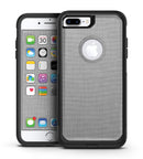 Light Gray Scratched Fabric Pattern - iPhone 7 or 7 Plus Commuter Case Skin Kit