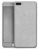 Light Gray Scratched Fabric Pattern - Skin-kit for the iPhone 8 or 8 Plus