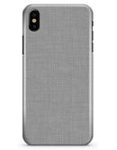 Light Gray Scratched Fabric Pattern - iPhone X Clipit Case