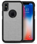 Light Gray Scratched Fabric Pattern - iPhone X OtterBox Case & Skin Kits