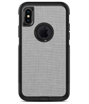 Light Gray Scratched Fabric Pattern - iPhone X OtterBox Case & Skin Kits