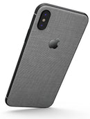 Light Gray Scratched Fabric Pattern - iPhone X Skin-Kit