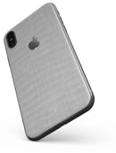 Light Gray Scratched Fabric Pattern - iPhone X Skin-Kit