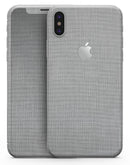 Light Gray Scratched Fabric Pattern - iPhone X Skin-Kit