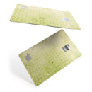 Light Green Grunge Micro Square Pattern - Premium Protective Decal Skin-Kit for the Apple Credit Card