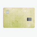Light Green Grunge Micro Square Pattern - Premium Protective Decal Skin-Kit for the Apple Credit Card