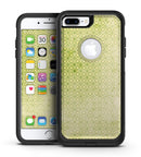 Light Green Grunge Micro Square Pattern - iPhone 7 or 7 Plus Commuter Case Skin Kit