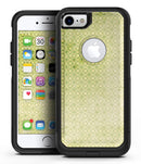 Light Green Grunge Micro Square Pattern - iPhone 7 or 7 Plus Commuter Case Skin Kit