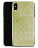 Light Green Grunge Micro Square Pattern - iPhone X Clipit Case