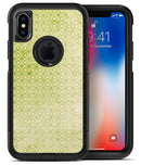 Light Green Grunge Micro Square Pattern - iPhone X OtterBox Case & Skin Kits