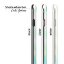 Light Green Textured Marble iPhone 6/6s or 6/6s Plus 2-Piece Hybrid INK-Fuzed Case