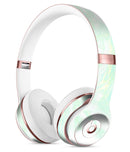 Light Green Textured Marble Full-Body Skin Kit for the Beats by Dre Solo 3 Wireless Headphones