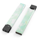 Light Green Textured Marble - Premium Decal Protective Skin-Wrap Sticker compatible with the Juul Labs vaping device