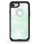 Light Green Textured Marble - iPhone 7 or 8 OtterBox Case & Skin Kits