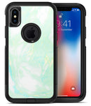 Light Green Textured Marble - iPhone X OtterBox Case & Skin Kits