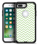 Light Green and White Chevron - iPhone 7 Plus/8 Plus OtterBox Case & Skin Kits