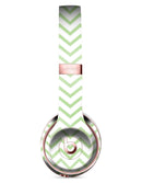 Light Green and White Chevron Full-Body Skin Kit for the Beats by Dre Solo 3 Wireless Headphones