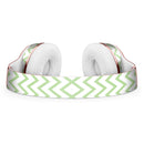 Light Green and White Chevron Full-Body Skin Kit for the Beats by Dre Solo 3 Wireless Headphones