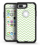 Light Green and White Chevron - iPhone 7 Plus/8 Plus OtterBox Case & Skin Kits