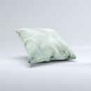 Light Green with Translucent Shapes Ink-Fuzed Decorative Throw Pillow
