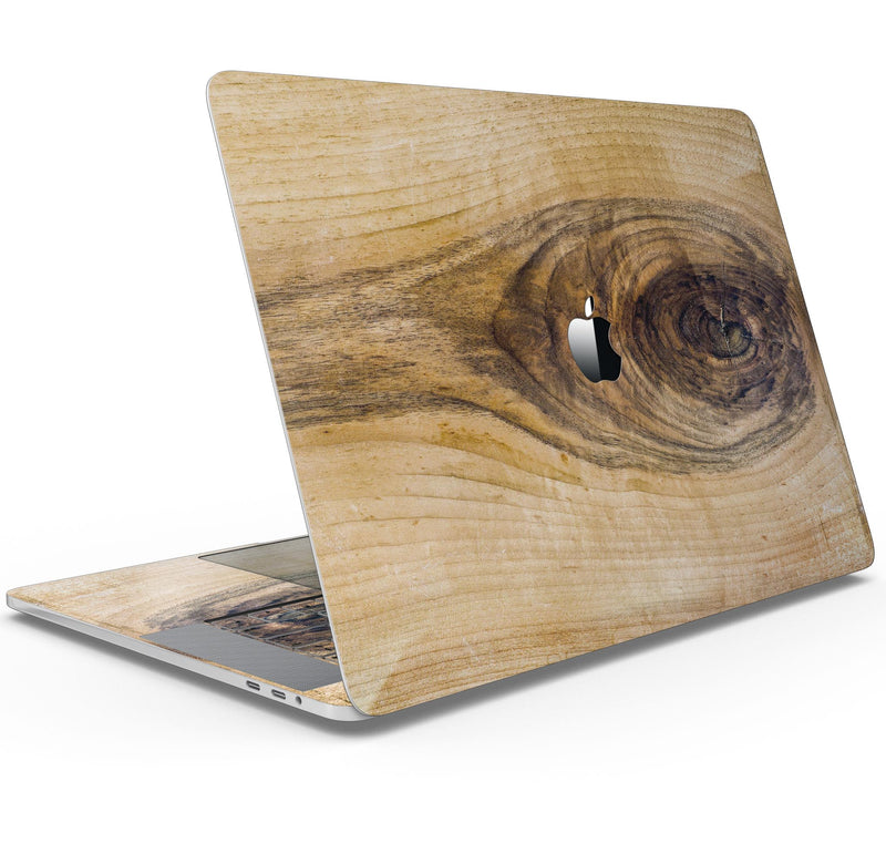 Light Knotted Woodgrain - Skin Decal Wrap Kit Compatible with the Apple MacBook Pro, Pro with Touch Bar or Air (11", 12", 13", 15" & 16" - All Versions Available)