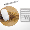 Light Knotted Woodgrain// WaterProof Rubber Foam Backed Anti-Slip Mouse Pad for Home Work Office or Gaming Computer Desk