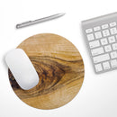 Light Knotted Woodgrain// WaterProof Rubber Foam Backed Anti-Slip Mouse Pad for Home Work Office or Gaming Computer Desk