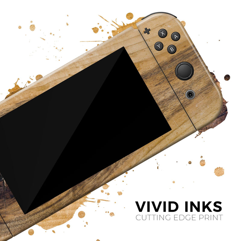 Light Knotted Woodgrain // Skin Decal Wrap Kit for Nintendo Switch Console & Dock, Joy-Cons, Pro Controller, Lite, 3DS XL, 2DS XL, DSi, or Wii